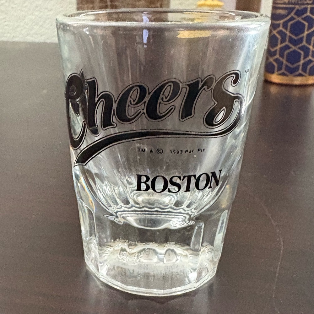 Cheers Boston Shot Glass